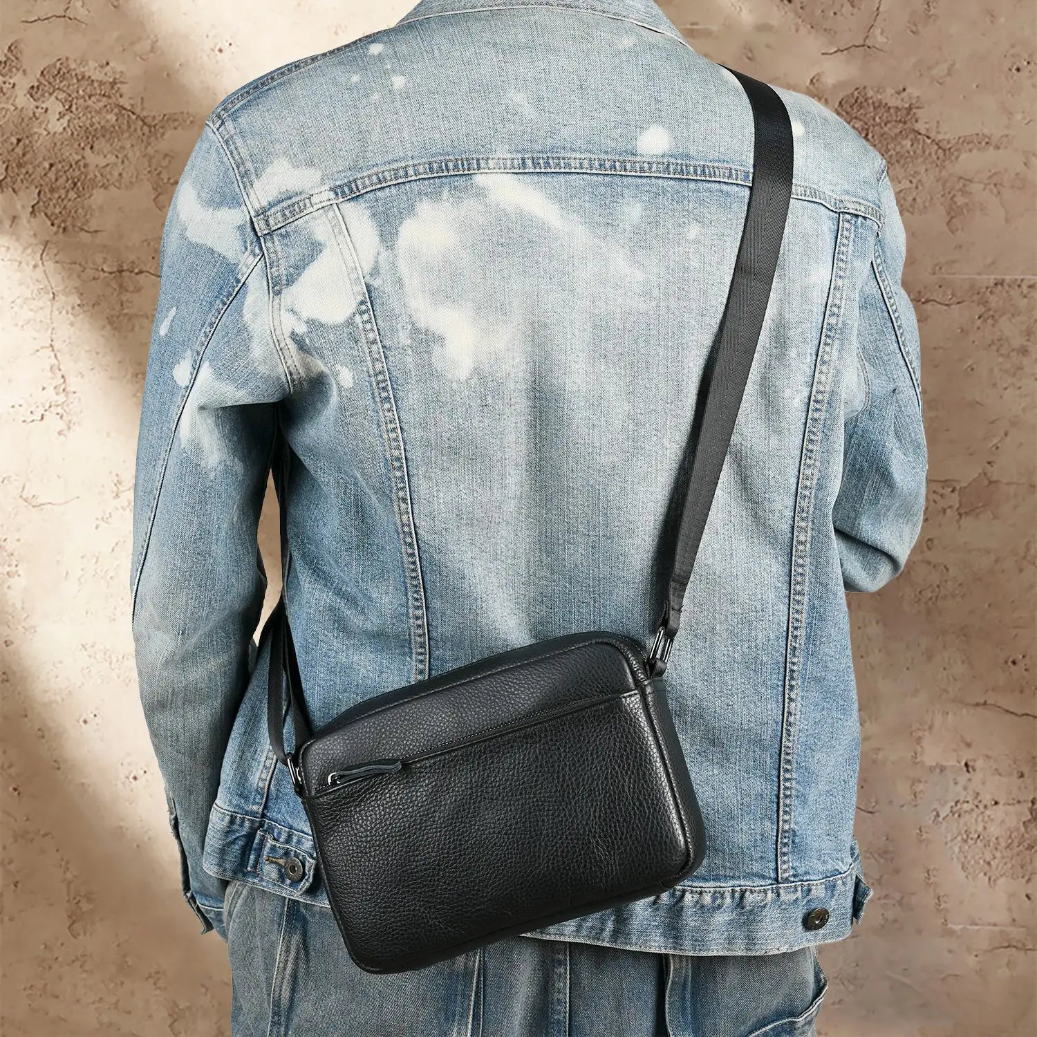 Genuine Leather Bag Men Women Top Grain Cowhide Shoulder Bag Casual Versatile Crossbody Bag
Genuine Leather Bag Men Women Top Grain Cowhide Shoulder Bag Casual Versatile Crossbody Bag