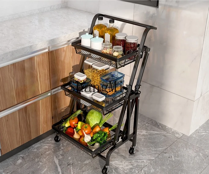 FG foldable mobile trolley rack floor-to-ceiling stainless steel large-capacity multi-layer storage rack
FG foldable mobile trolley rack floor-to-ceiling stainless steel large-capacity multi-layer storage rack