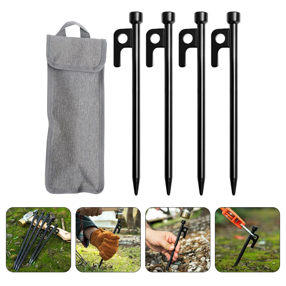 Heavy Duty Tent Pegs Stakes High Strength Nails Sturdy Lightweight Compact Size Practical Use Portable Camping Metal Ground Tarp
Heavy Duty Tent Pegs Stakes High Strength Nails Sturdy Lightweight Compact Size Practical Use Portable Camping Metal Ground Tarp