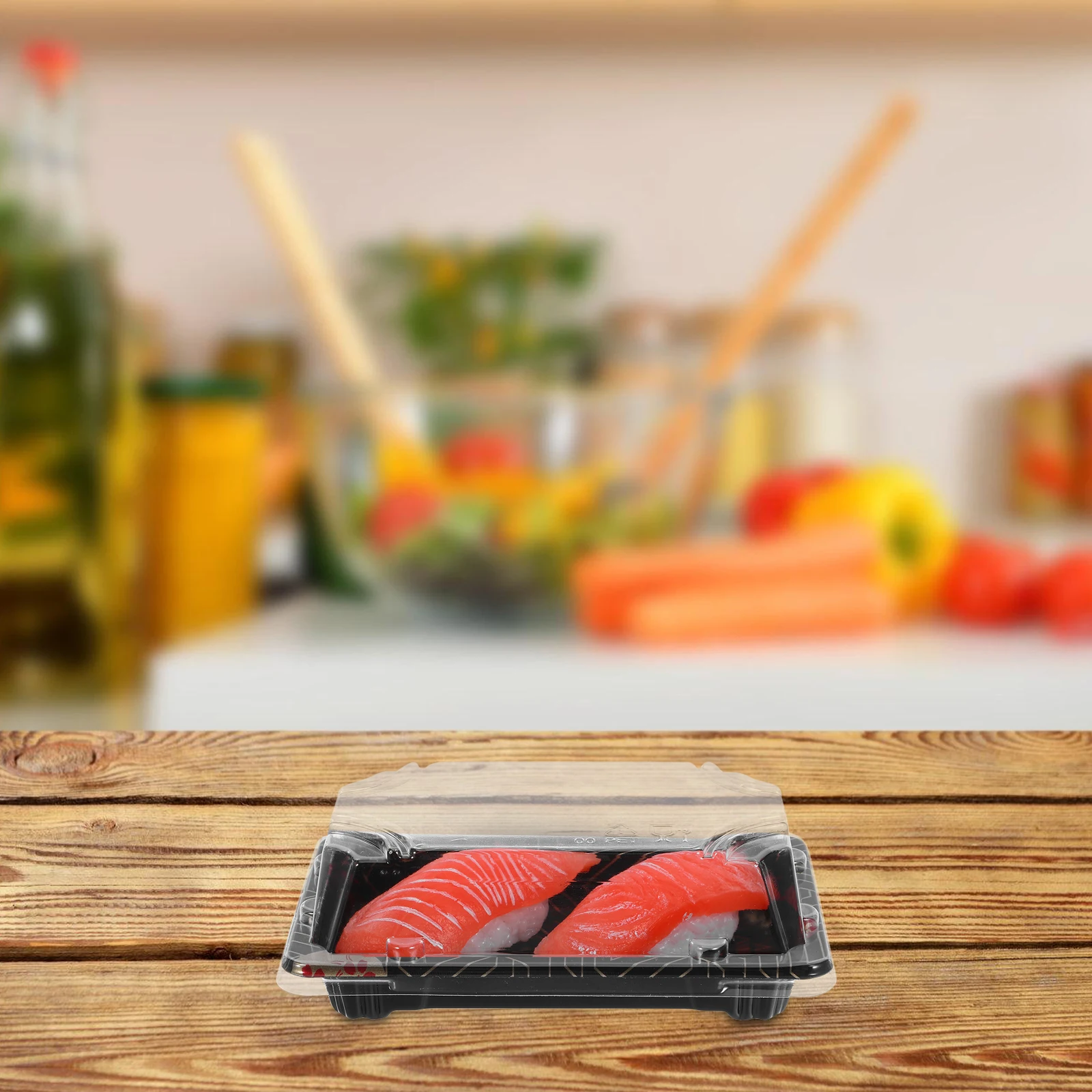 50pcs Japanese Box Transparent Reusable Food Container with Lid Rectangle Storage Bento Case for Sushi Eel Picnic
50pcs Japanese Box Transparent Reusable Food Container with Lid Rectangle Storage Bento Case for Sushi Eel Picnic