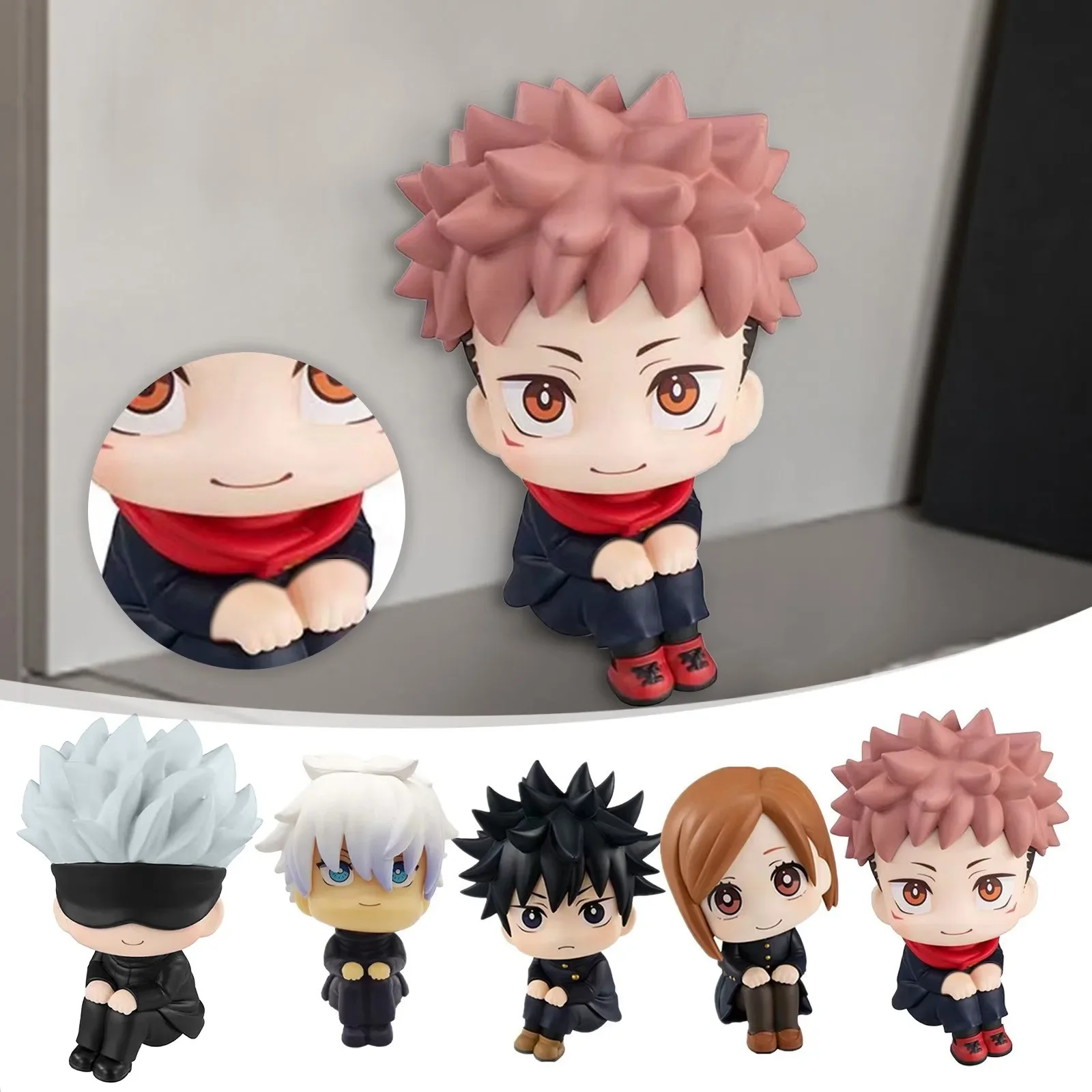 Anime Jujutsu Kaisen Figure Itadori Yuji Gojo Satori Fushiguro Megumi Kugisaki Kawaii Toy Model Action Figure Decoration
Anime Jujutsu Kaisen Figure Itadori Yuji Gojo Satori Fushiguro Megumi Kugisaki Kawaii Toy Model Action Figure Decoration