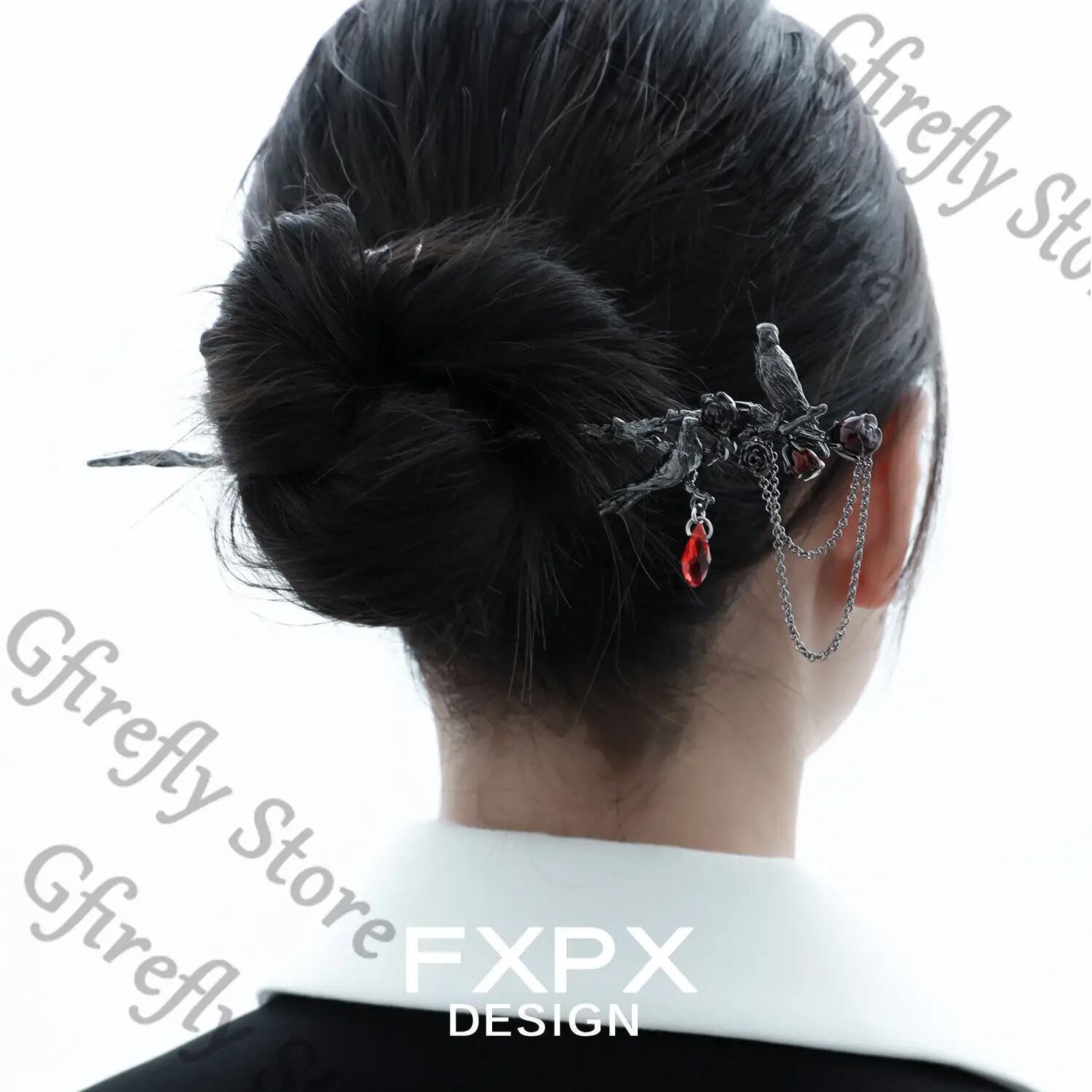 Headwear Love and Deepspace Sylus Hair Clasp Anime Crow Rose Original Series Cosplay High Appearance Level Accessory Gift
Headwear Love and Deepspace Sylus Hair Clasp Anime Crow Rose Original Series Cosplay High Appearance Level Accessory Gift