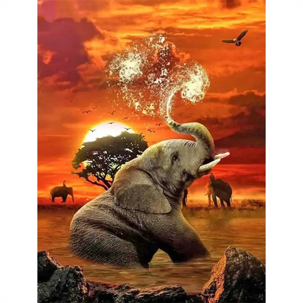 Diamond Painting Sunset Elephant Paste For Beginners DIY Full Diamond Embroidery Animal 5D Cross Stitch Arts Craft Home Decor
Diamond Painting Sunset Elephant Paste For Beginners DIY Full Diamond Embroidery Animal 5D Cross Stitch Arts Craft Home Decor