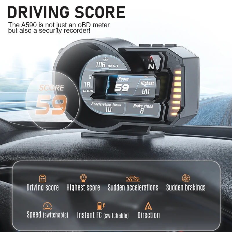Сигнализация GPS Компас Спидометр Высотомер Измеритель наклона Автомобильный HUD Многофункциональный тестер Проекционный дисплей Автомобильные аксессуары Универсальные
Сигнализация GPS Компас Спидометр Высотомер Измеритель наклона Автомобильный HUD Многофункциональный тестер Проекционный дисплей Автомобильные аксессуары Универсальные