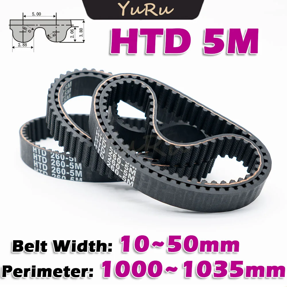 Резиновый по периметру HTD5M HTD 5M 1000 1005 1010 1015 1020 1025 1030 1035 мм Ремень ГРМ с замкнутым контуром Ширина 10 ~ 50 мм Передача с ЧПУ
Резиновый по периметру HTD5M HTD 5M 1000 1005 1010 1015 1020 1025 1030 1035 мм Ремень ГРМ с замкнутым контуром Ширина 10 ~ 50 мм Передача с ЧПУ