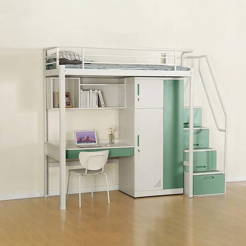 # Iron Art Bed School Dormitory Bunk Bed Apartment Furniture Steel Wood Combination With Wardrobe Desk
# Iron Art Bed School Dormitory Bunk Bed Apartment Furniture Steel Wood Combination With Wardrobe Desk