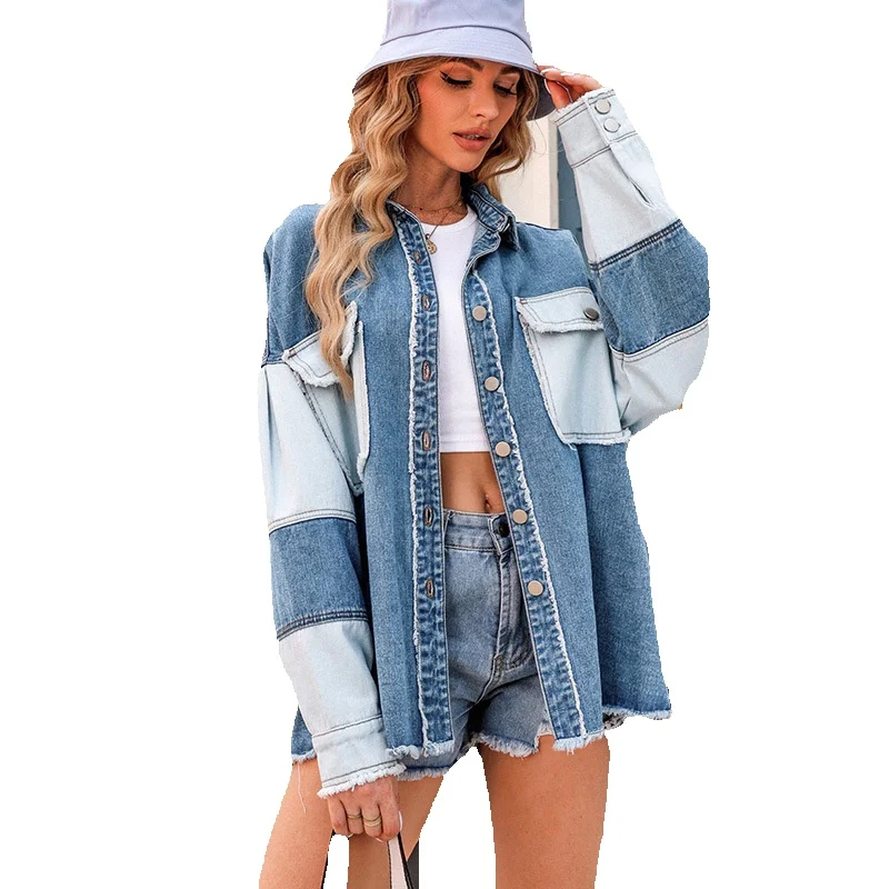 2023 Autumn New Colored Denim Coat Women's Casual Versatile Loose Button Long Sleeve Jacket Women
2023 Autumn New Colored Denim Coat Women's Casual Versatile Loose Button Long Sleeve Jacket Women