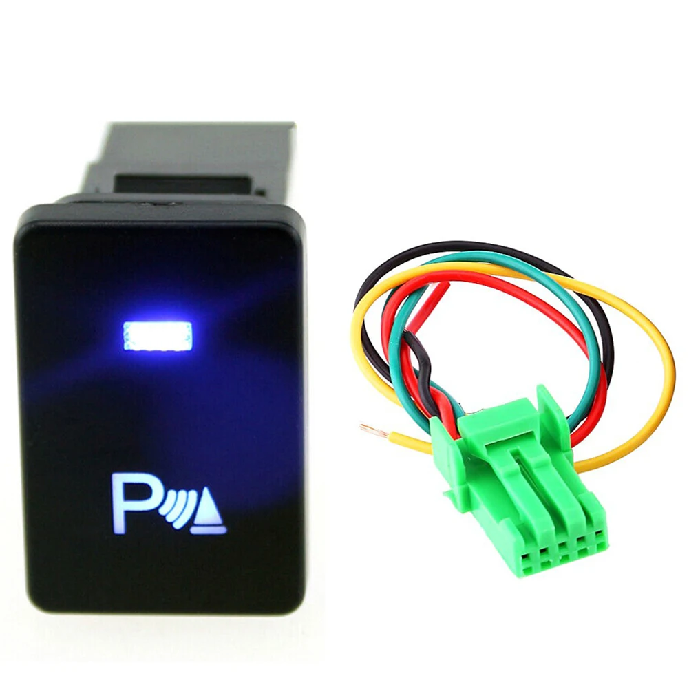 12V Car Switch Parking Push Button With 15cm Cable Blue LED For Toyota For Camry Parking Radar Switch Replacement Parts
12V Car Switch Parking Push Button With 15cm Cable Blue LED For Toyota For Camry Parking Radar Switch Replacement Parts