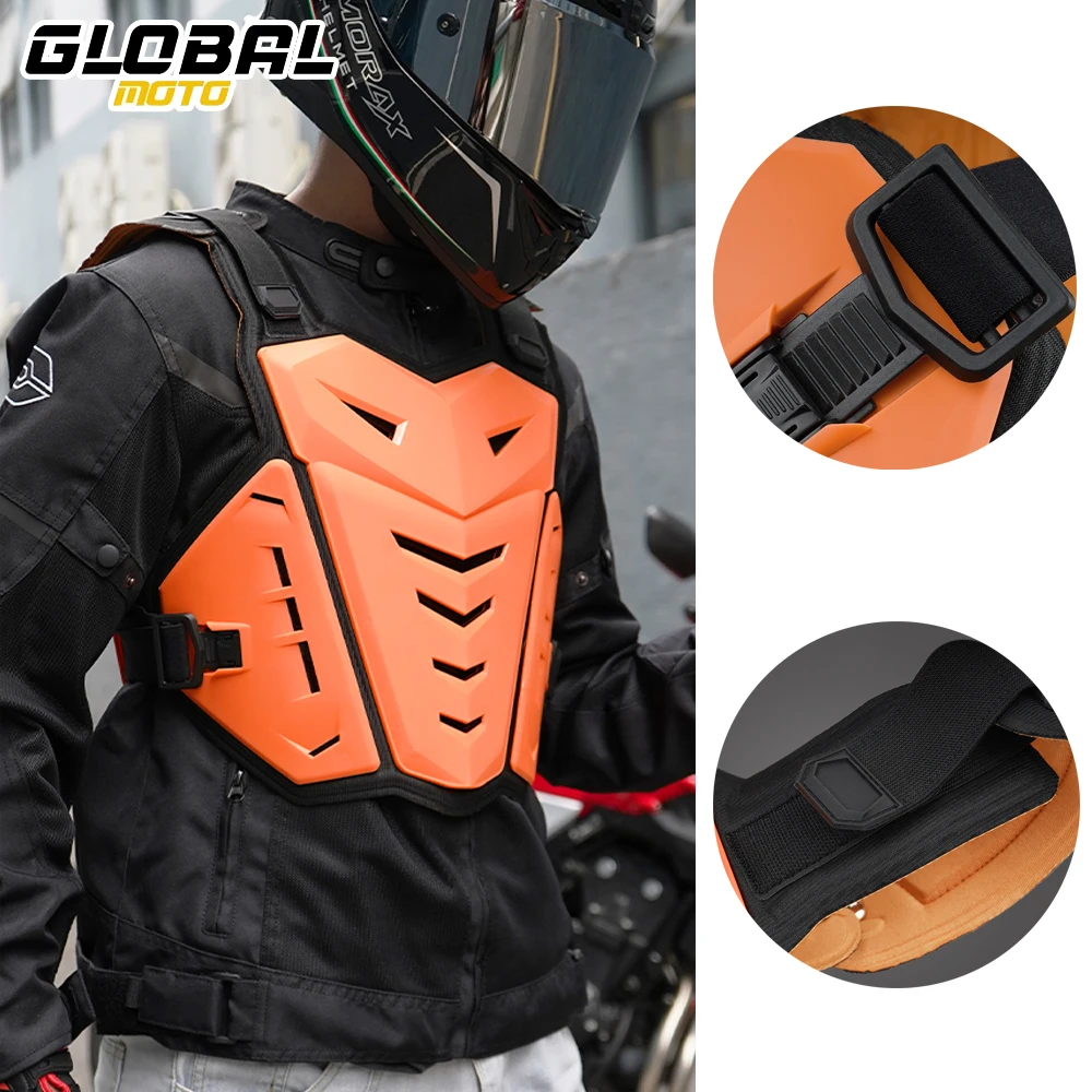 Motorcycle Body Armor Vest Anti-Fall Motocross Riding Armor Vest Protective Gear Wear-Resistant Motorbike Chest Back Protector
Motorcycle Body Armor Vest Anti-Fall Motocross Riding Armor Vest Protective Gear Wear-Resistant Motorbike Chest Back Protector