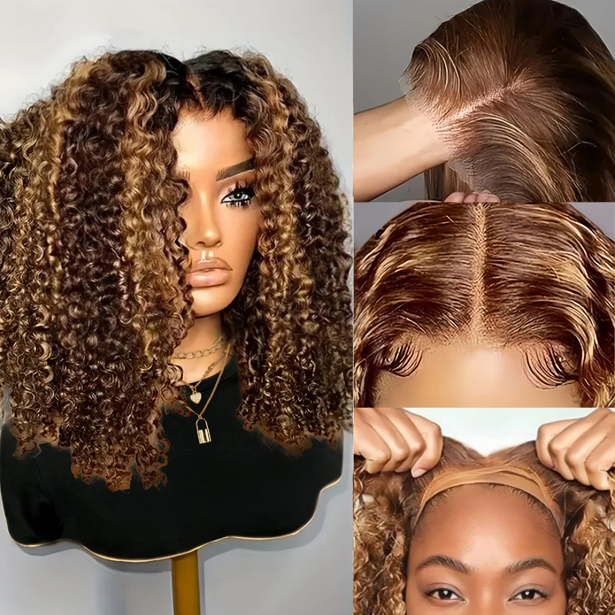 Highlight Glueless Curly Bob Wig Human Hair Ready To Wear Water Wave Human Hair Wig Colored Human Hair Lace Front Wig For Women
Highlight Glueless Curly Bob Wig Human Hair Ready To Wear Water Wave Human Hair Wig Colored Human Hair Lace Front Wig For Women