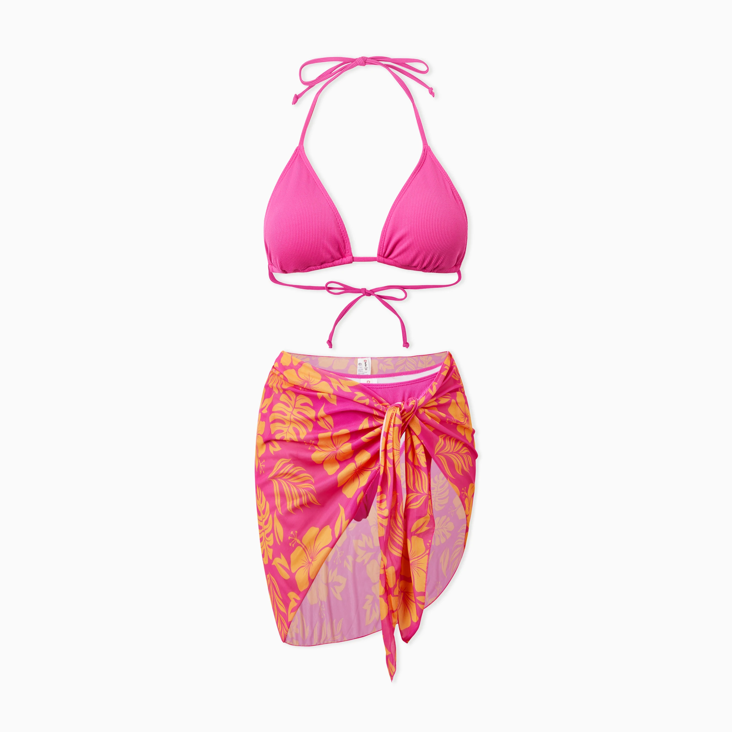 Бикини PatPat из двух частей с прикрытой юбкой и повязкой на голову
Бикини PatPat из двух частей с прикрытой юбкой и повязкой на голову