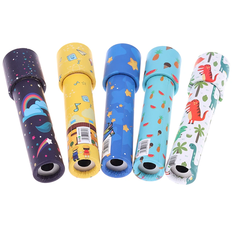 1PC Rotating Kaleidoscope Magic Classic Educational Toys for Kids Imaginative Cartoon Children Interactive Logical
1PC Rotating Kaleidoscope Magic Classic Educational Toys for Kids Imaginative Cartoon Children Interactive Logical