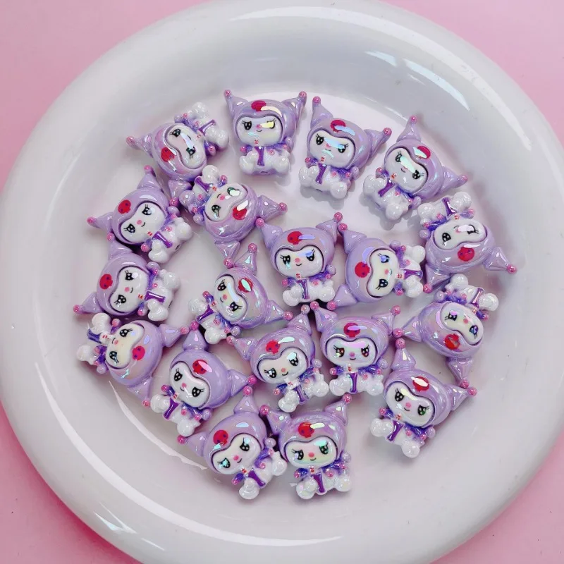 Изысканный Sanrio с УФ-покрытием, милый мультфильм «Hello Kitty Kuromi», булочка с корицей, мелодия, смоляная бусина, цепочка для мобильного телефона, материал, ювелирные изделия
Изысканный Sanrio с УФ-покрытием, милый мультфильм «Hello Kitty Kuromi», булочка с корицей, мелодия, смоляная бусина, цепочка для мобильного телефона, материал, ювелирные изделия
