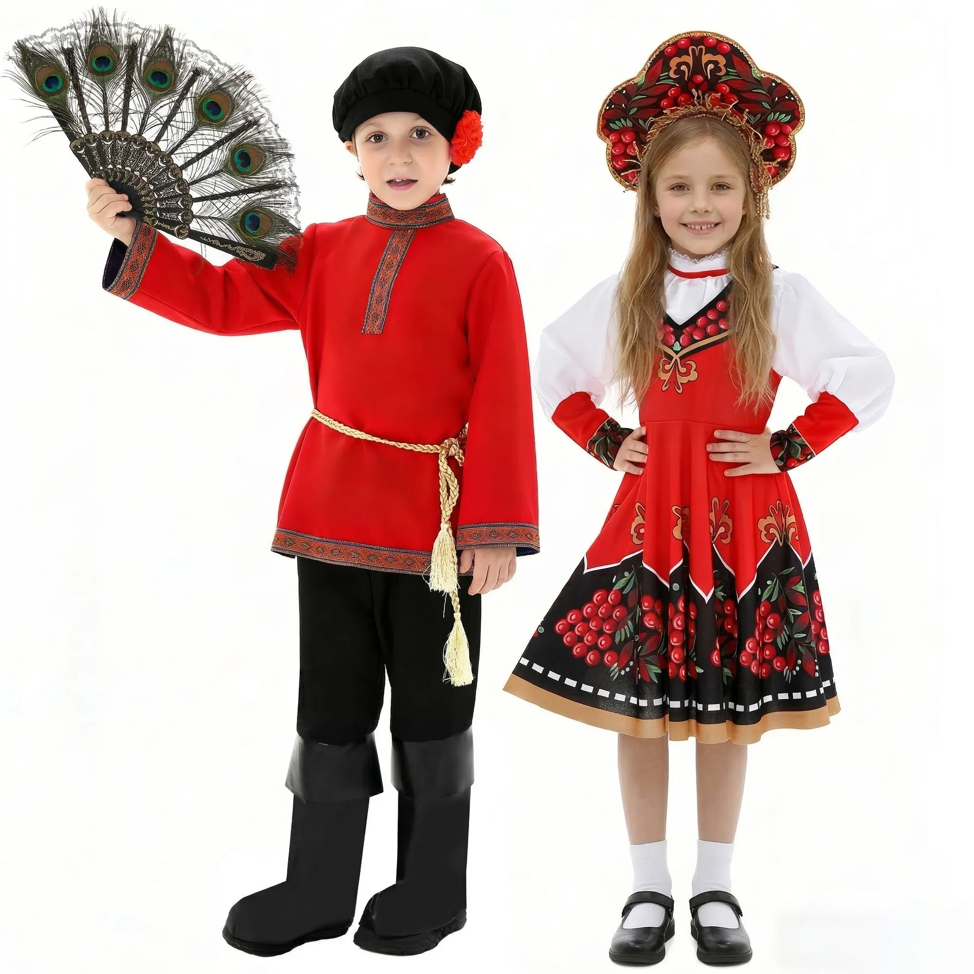 Kids Russian Folk Ethnic Costume Boys Girls Childrens Day Dance Cosplay Stage Show Costume
Kids Russian Folk Ethnic Costume Boys Girls Childrens Day Dance Cosplay Stage Show Costume