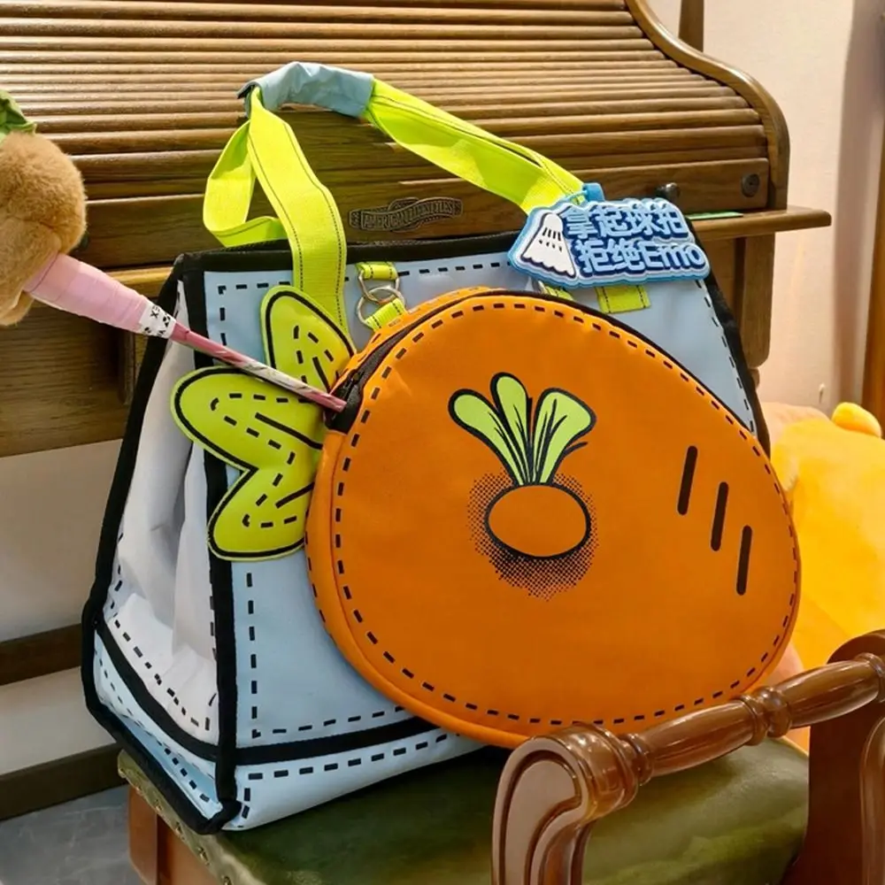 Casual Large Capacity Badminton Bag Cartoon Korean Style Canvas Tote Bag Portable Sports Style Cloth Handbag Shopping
Casual Large Capacity Badminton Bag Cartoon Korean Style Canvas Tote Bag Portable Sports Style Cloth Handbag Shopping