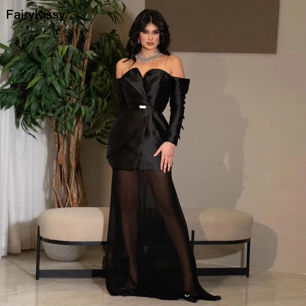 FairyKissy Customized Simple Modern Style Formal Evening Off The Shoulder A-line Pleats Bespoke Occasion Dresses
FairyKissy Customized Simple Modern Style Formal Evening Off The Shoulder A-line Pleats Bespoke Occasion Dresses