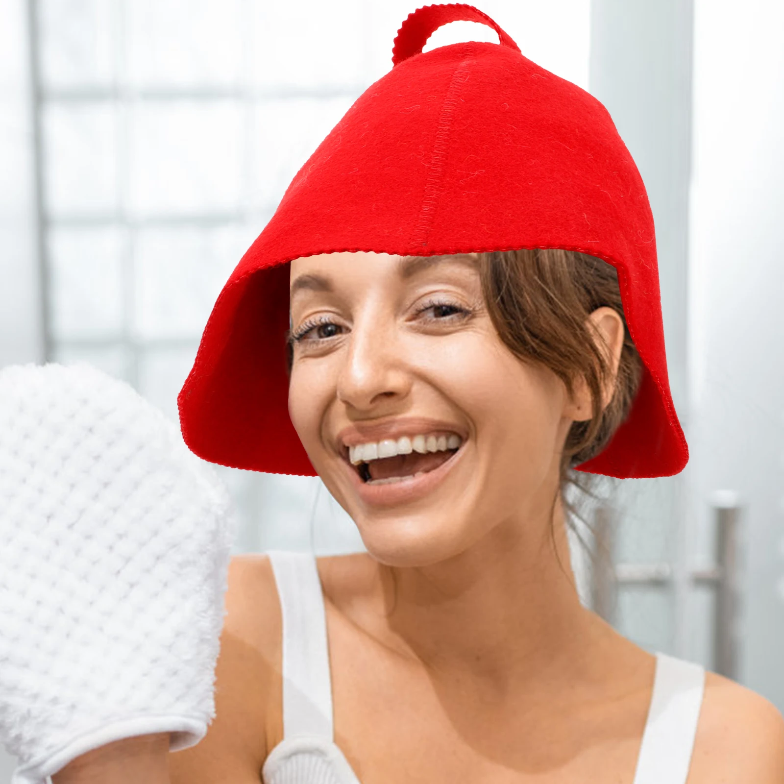 Wool Felt Hat for Sauna Cap Sauna Comfortable Large Shower Caps Red Hair Spa Accessories Household Use
Wool Felt Hat for Sauna Cap Sauna Comfortable Large Shower Caps Red Hair Spa Accessories Household Use