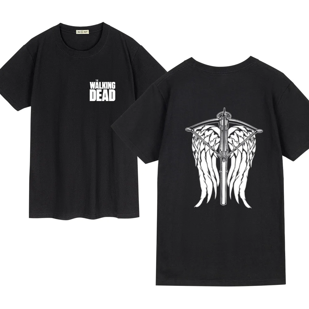 The Walking Dead Wings Men Short Sleeve T-Shirt Summer Women's Cotton Casual T-Shirt Breathable Retro harajuku Men's clothing
The Walking Dead Wings Men Short Sleeve T-Shirt Summer Women's Cotton Casual T-Shirt Breathable Retro harajuku Men's clothing