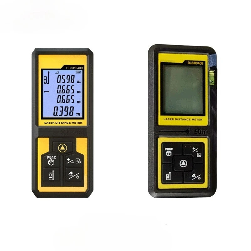 331040B Handheld Laser Rangefinder High Precision Electronic Ruler Infrared Room Measurement Instrument
331040B Handheld Laser Rangefinder High Precision Electronic Ruler Infrared Room Measurement Instrument