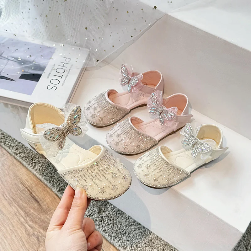 Baby Girls Spring/Summer Fashion New Stage Princess Shoes Butterfly Crystal Lace Comfortable Student Casual Cute Kids Sandals
Baby Girls Spring/Summer Fashion New Stage Princess Shoes Butterfly Crystal Lace Comfortable Student Casual Cute Kids Sandals