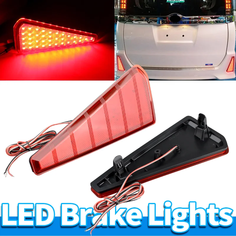 2PCS LED Brake Lights Rear Bumper Lamp FOR Toyota NOAH VOXY 80 Series Minivan 2014-2019 SMD LED Bumper Reflector Marker Lights
2PCS LED Brake Lights Rear Bumper Lamp FOR Toyota NOAH VOXY 80 Series Minivan 2014-2019 SMD LED Bumper Reflector Marker Lights