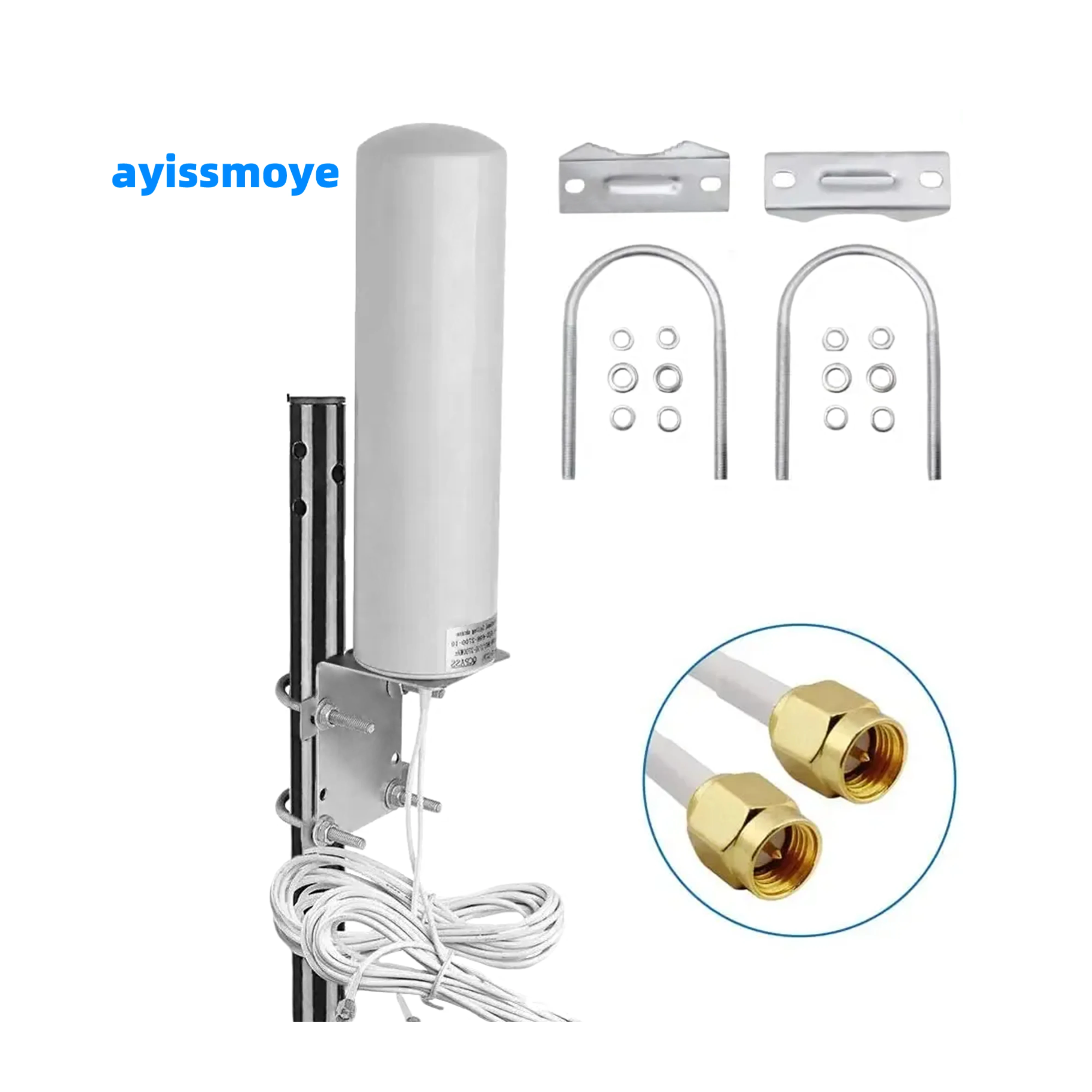 Наружный усилитель сигнала мобильного телефона 4G LTE с всенаправленной антенной ForSMA 18DBI 4G 700-2700 МГц для лучшего общения
Наружный усилитель сигнала мобильного телефона 4G LTE с всенаправленной антенной ForSMA 18DBI 4G 700-2700 МГц для лучшего общения