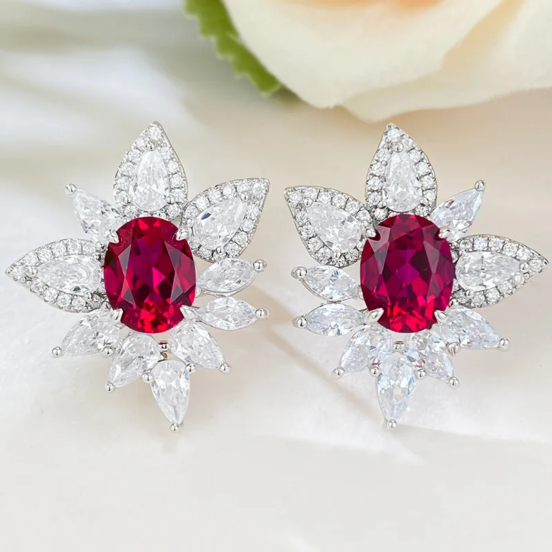 Apaison 925 Sterling Silver 7*9 mm High Carbon Diamond Women's Studs Earrings Original Jewelry
Apaison 925 Sterling Silver 7*9 mm High Carbon Diamond Women's Studs Earrings Original Jewelry