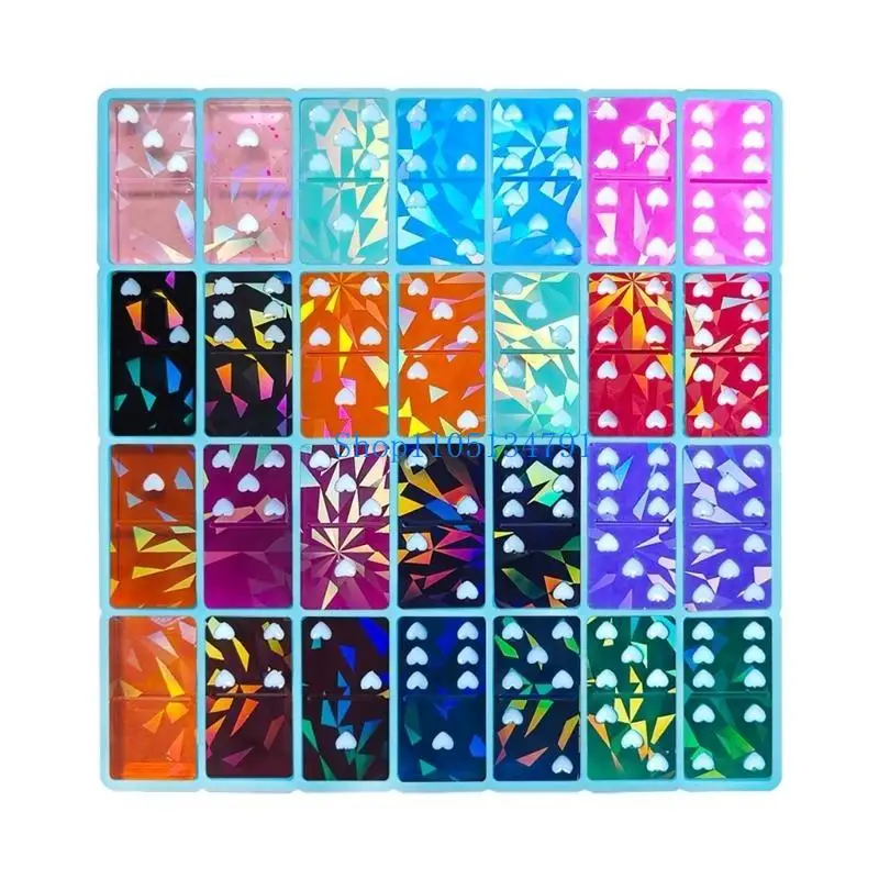 98km Heart Dominoes Resin Molds Light and Silicone Mold DIY Crystal
98km Heart Dominoes Resin Molds Light and Silicone Mold DIY Crystal