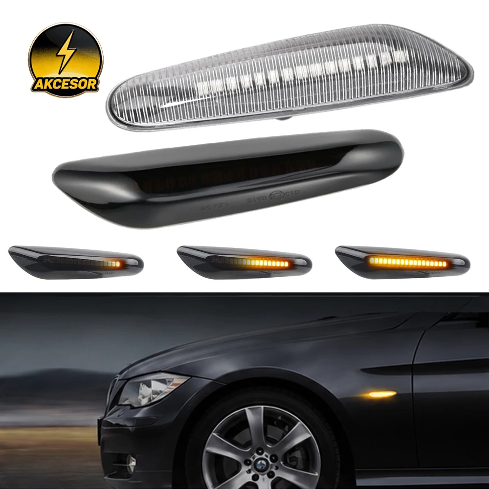 For BMW E46 E90 E81 E82 E87 E88 E60 Dynamic LED Side Marker Light Sequential Turn Signal Fender Lamp Amber 2 Pin T10 Plug & Play
For BMW E46 E90 E81 E82 E87 E88 E60 Dynamic LED Side Marker Light Sequential Turn Signal Fender Lamp Amber 2 Pin T10 Plug & Play