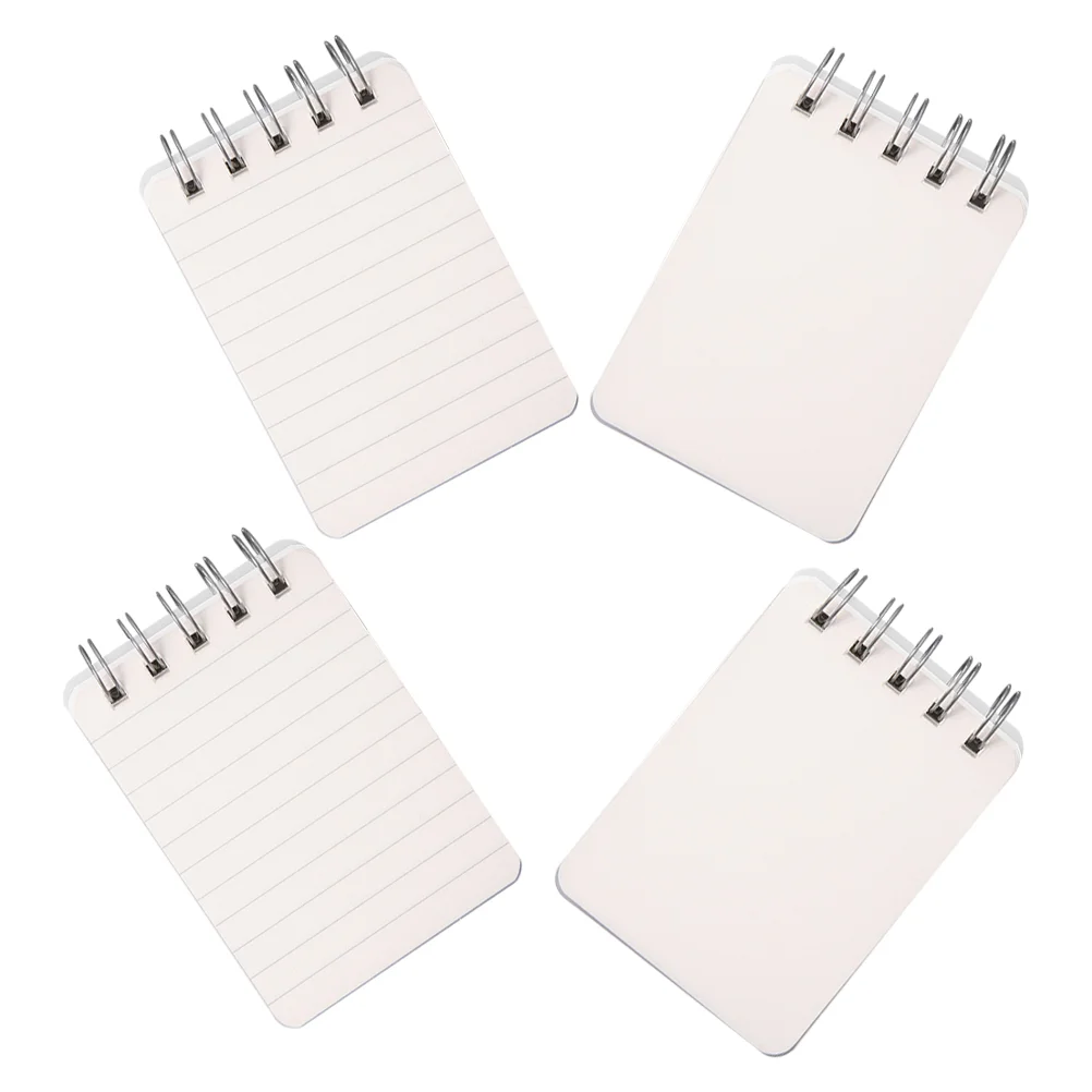 4 Pcs Mini Notebook Spiral Memo Pads Portable Writing Accessories Iron Small Notepad Office Notebooks
4 Pcs Mini Notebook Spiral Memo Pads Portable Writing Accessories Iron Small Notepad Office Notebooks