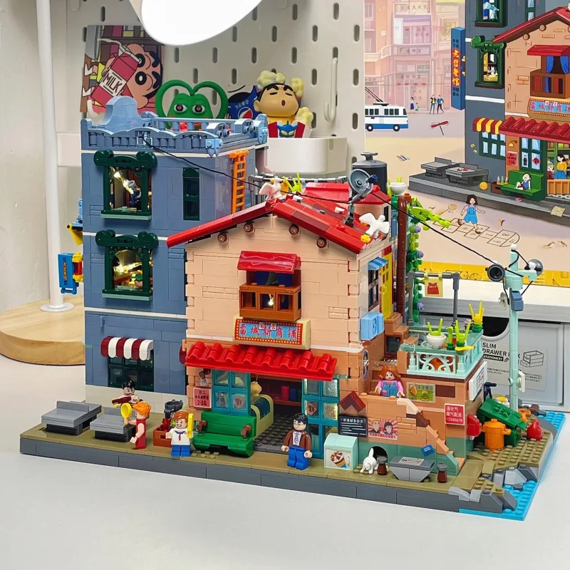 MOC Retro Street View Building Nostalgic House Villa Children Assembly Building Block Children Love Collecting Bricks Toys
MOC Retro Street View Building Nostalgic House Villa Children Assembly Building Block Children Love Collecting Bricks Toys