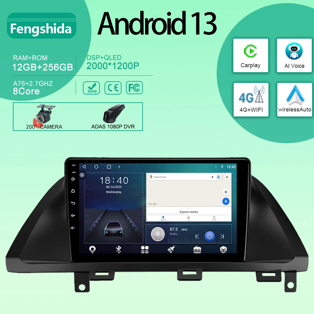 Android Auto Radio For Honda Odyssey 2005 - 2010 Car Radio Multimedia Video Carplay Cam Player Navigation GPS No 2din 2 din dvd
Android Auto Radio For Honda Odyssey 2005 - 2010 Car Radio Multimedia Video Carplay Cam Player Navigation GPS No 2din 2 din dvd