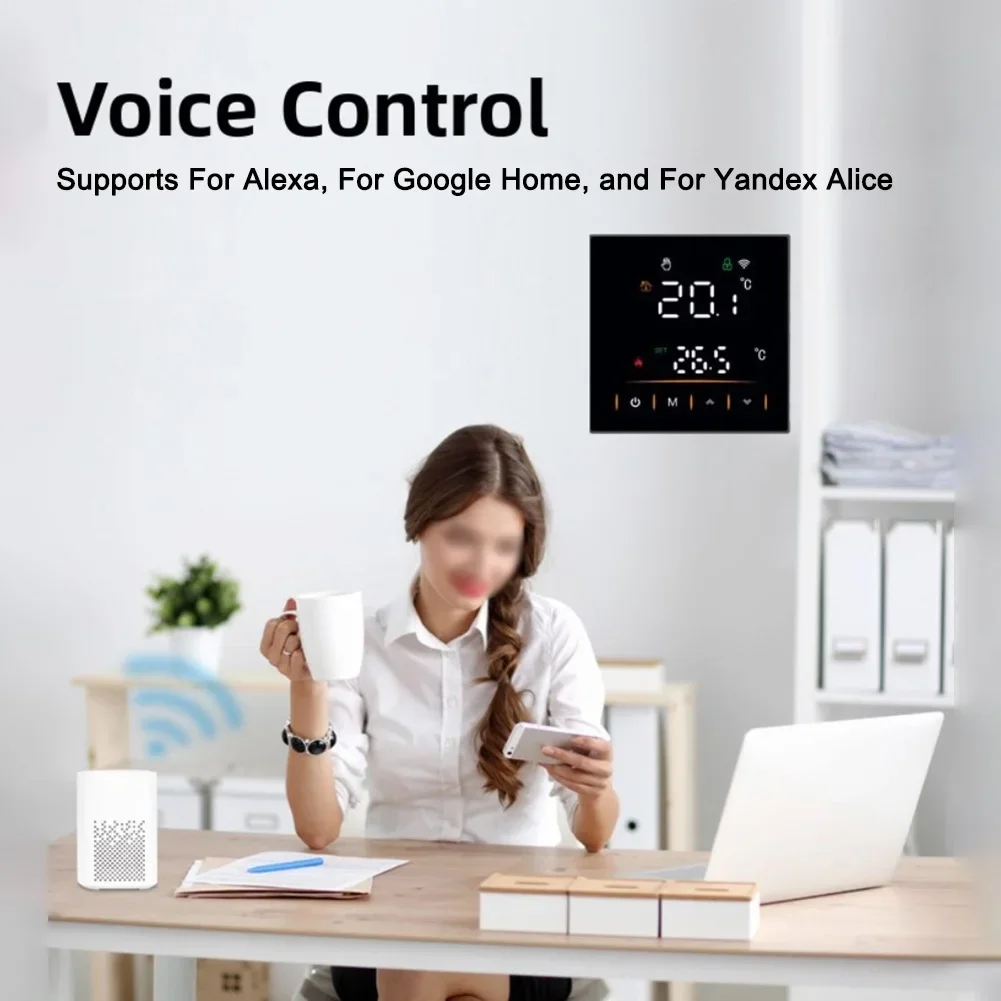 WIFI Smart Thermostat Heating For Gas/Hot Water Boiler/Water Floor Heating Controller Temperature Controller
WIFI Smart Thermostat Heating For Gas/Hot Water Boiler/Water Floor Heating Controller Temperature Controller