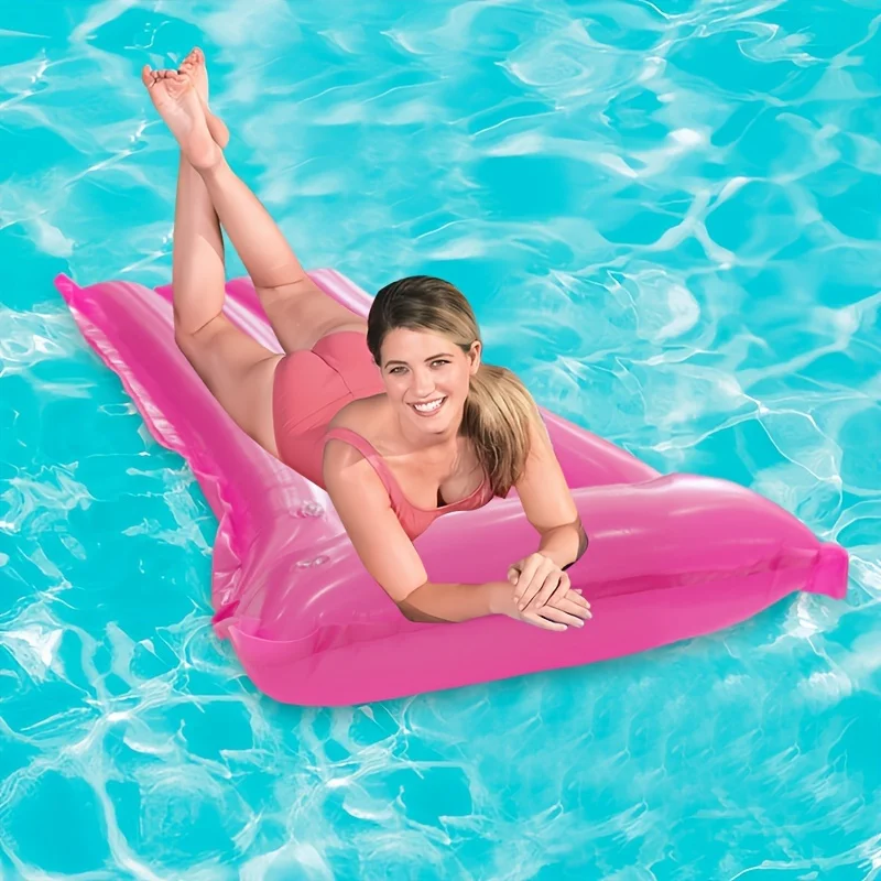 1pc Solid Color Floating Bed, Inflatable Swimming Lounge Chair, For Water Fun, Pool Party
1pc Solid Color Floating Bed, Inflatable Swimming Lounge Chair, For Water Fun, Pool Party