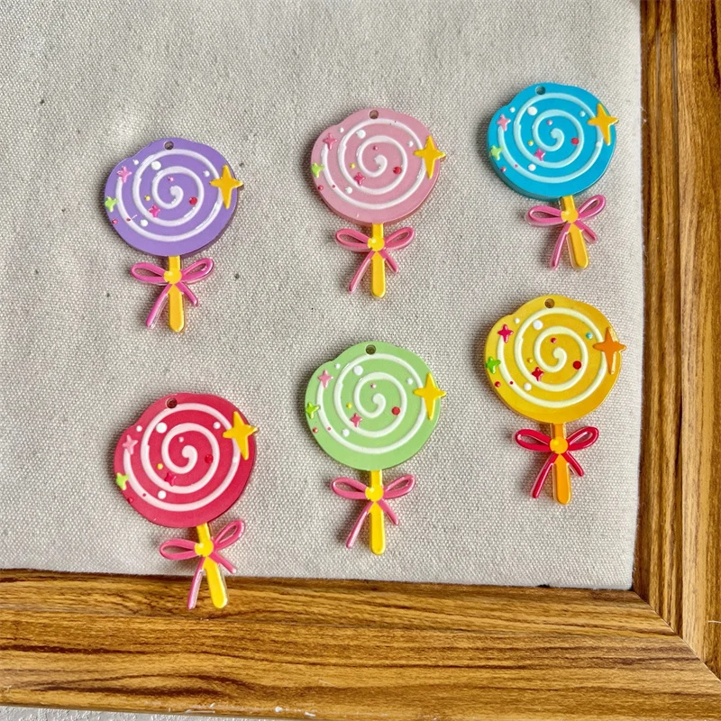 Wholesale 50pcs/lot color pattern print cartoon Lollipop shape acrylic beads diy jewelry garment hair accessory
Wholesale 50pcs/lot color pattern print cartoon Lollipop shape acrylic beads diy jewelry garment hair accessory