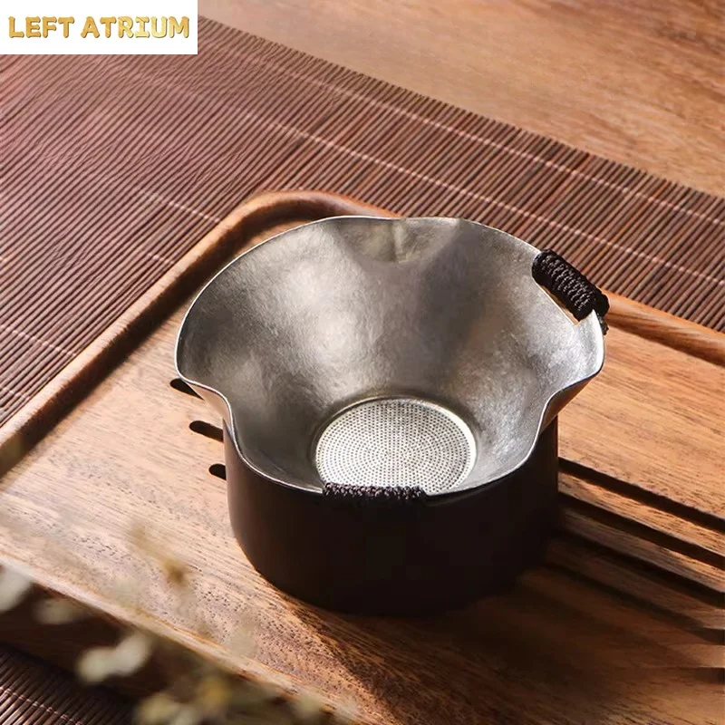Tea Strainer Pure Titanium Lotus Leaf Integrated Filter High Grade Tea Accessory Match Fair Cup Residue Separate
Tea Strainer Pure Titanium Lotus Leaf Integrated Filter High Grade Tea Accessory Match Fair Cup Residue Separate
