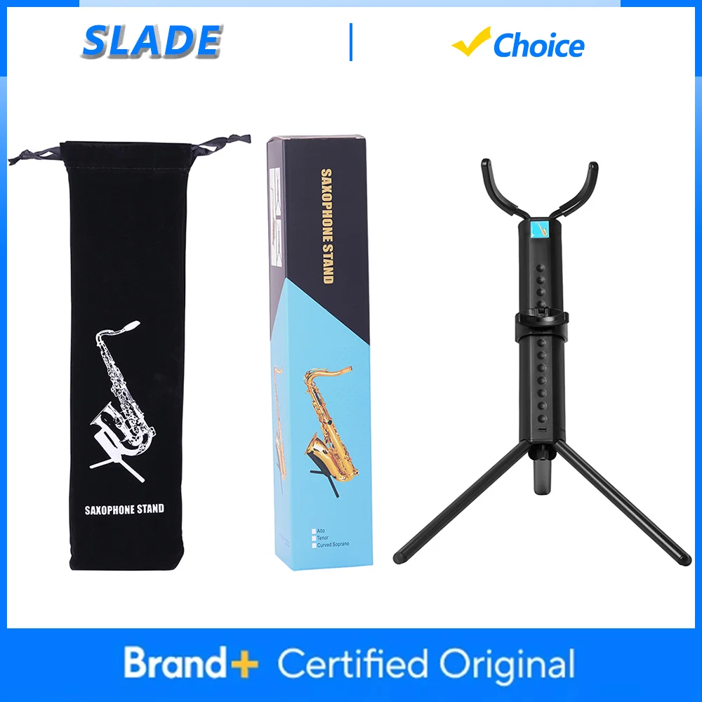 Подставка для альт-тенор-саксофона SLADE, портативная складная подставка для саксофона, металлические ножки, штатив, аксессуары для духовых инструментов с сумкой
Подставка для альт-тенор-саксофона SLADE, портативная складная подставка для саксофона, металлические ножки, штатив, аксессуары для духовых инструментов с сумкой