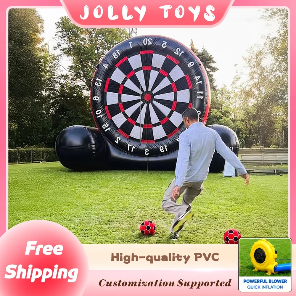 Giant Outdoor Inflatable Football Dart Board with Football and Blower for Kick Darts Sports Game Inflatable Game Activities Game
Giant Outdoor Inflatable Football Dart Board with Football and Blower for Kick Darts Sports Game Inflatable Game Activities Game