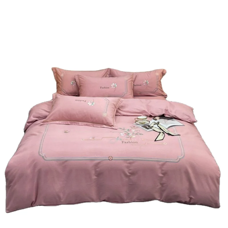 2022 New Cotton Brushed Embroidery Wide-brimmed Hotel Home Wedding Four-piece Set Comforter Sets Bedding
2022 New Cotton Brushed Embroidery Wide-brimmed Hotel Home Wedding Four-piece Set Comforter Sets Bedding