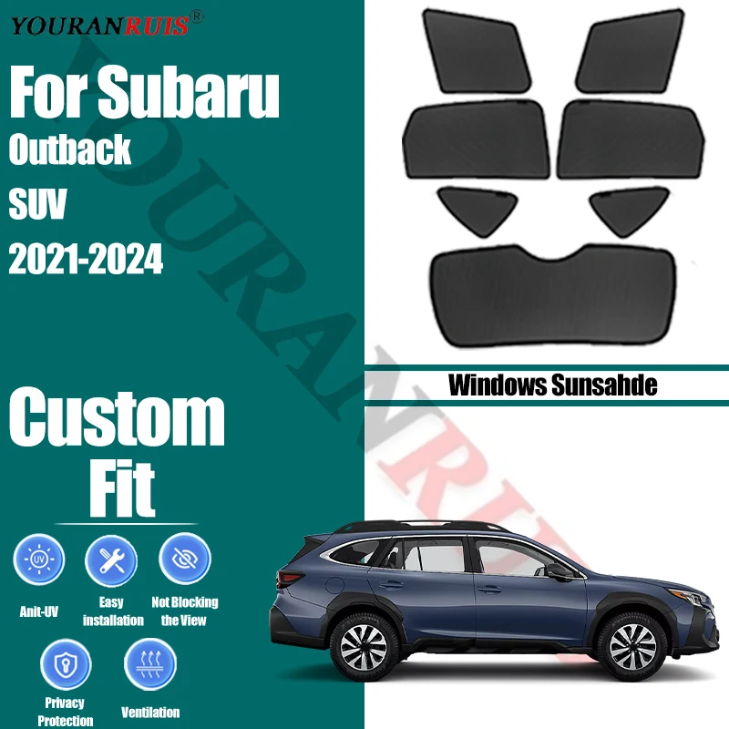 Customize For Subaru Outback SUV 2021-2024 Car Side Windows Sunshade Curtains Mesh Heat Insulation Protect Privacy Accessories
Customize For Subaru Outback SUV 2021-2024 Car Side Windows Sunshade Curtains Mesh Heat Insulation Protect Privacy Accessories