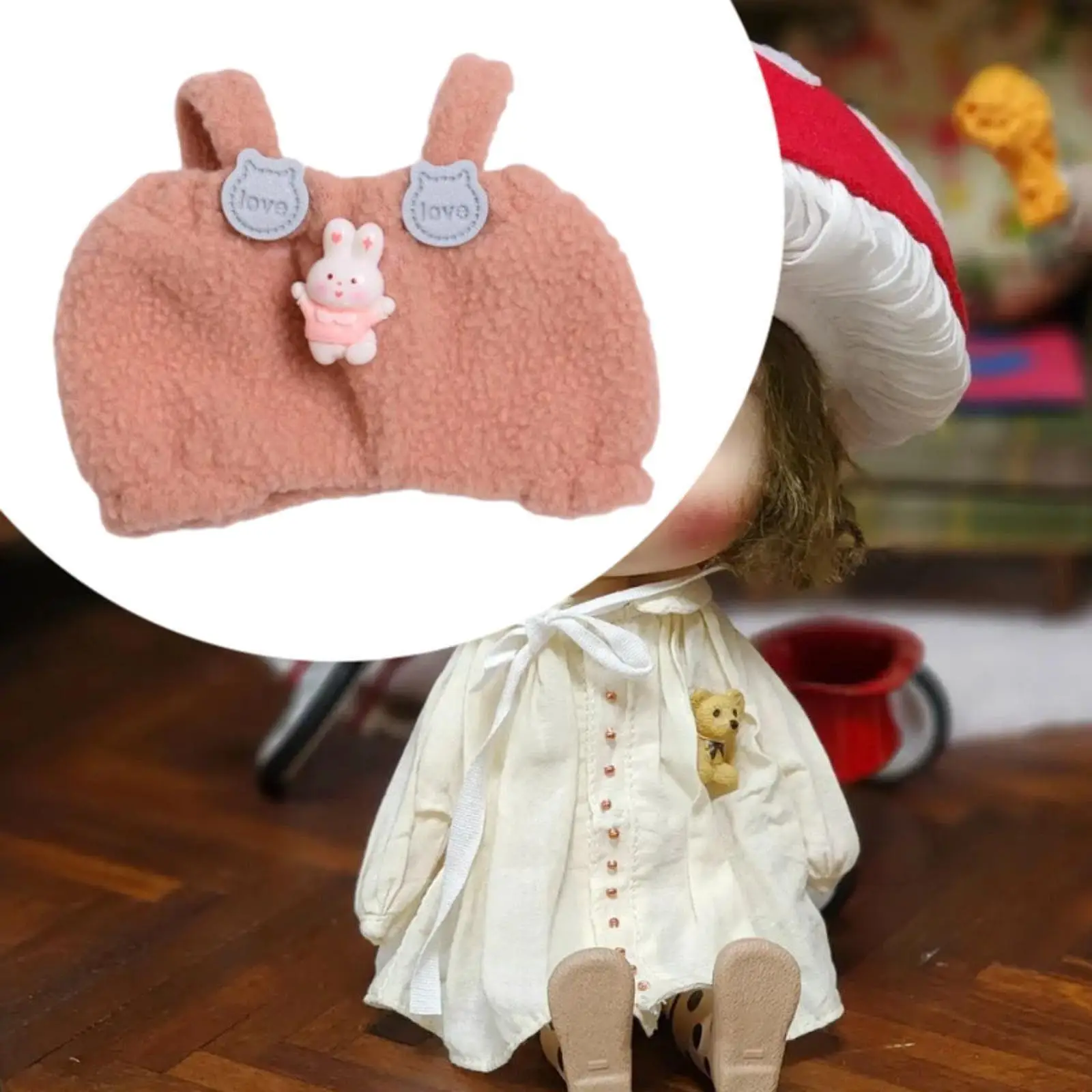 Fashion Dolls Suspender Pants, Handmade Clothing Accessory for 15-17cm Dolls Halloween Gifts Children's Gifts
Fashion Dolls Suspender Pants, Handmade Clothing Accessory for 15-17cm Dolls Halloween Gifts Children's Gifts
