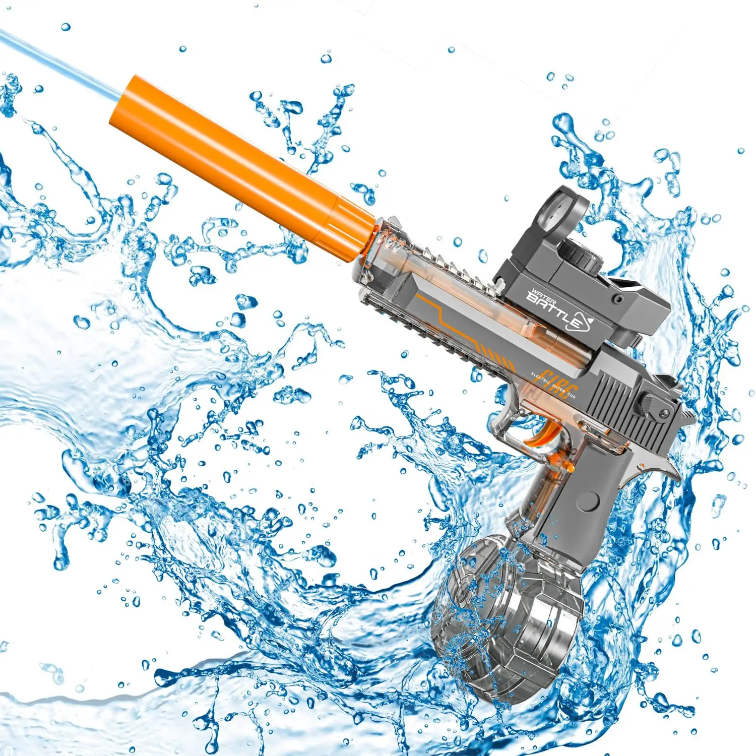 Electric Water Gun - Automatic Manual Dual Modes Rechargeable Water Gun with Large Capacity, for Summer Outdoor Pool Fun
Electric Water Gun - Automatic Manual Dual Modes Rechargeable Water Gun with Large Capacity, for Summer Outdoor Pool Fun
