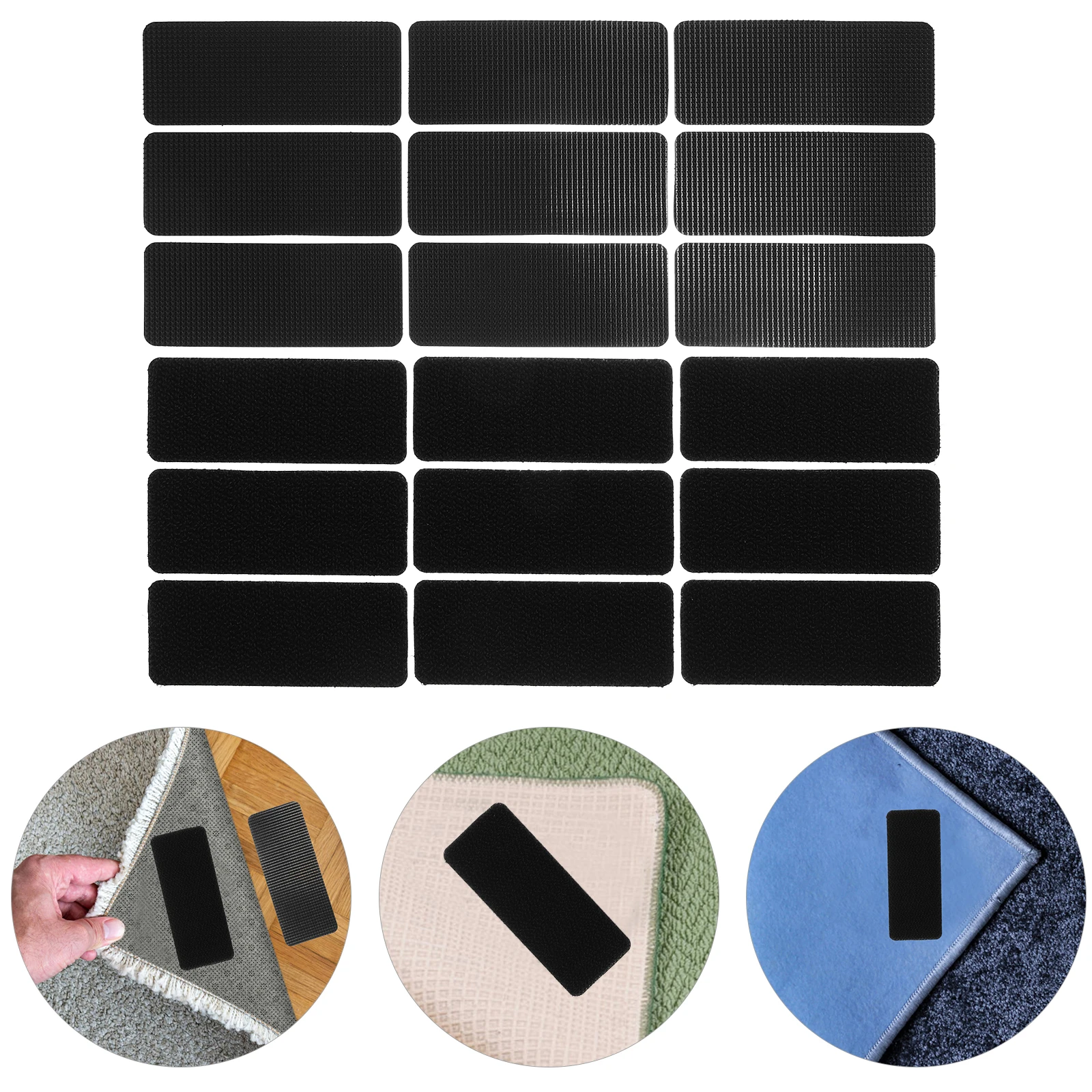18 Pairs 80mmx32mm Car Fixed Stickers Floor Mat Keepers Non Slip Gripper Auto Carpet Retainer Car Interior Accessories
18 Pairs 80mmx32mm Car Fixed Stickers Floor Mat Keepers Non Slip Gripper Auto Carpet Retainer Car Interior Accessories