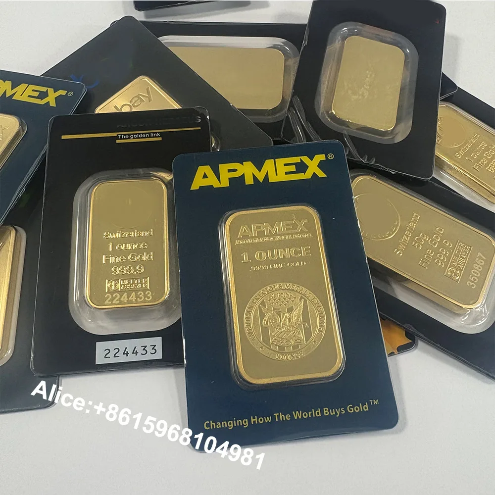 Non-magnetic 1oz/2.5g/5g/10g/20g/50g/100g Suisse Lady Gold Bar Silver Golden Plated Bullion Bar Unique Serial Number
Non-magnetic 1oz/2.5g/5g/10g/20g/50g/100g Suisse Lady Gold Bar Silver Golden Plated Bullion Bar Unique Serial Number