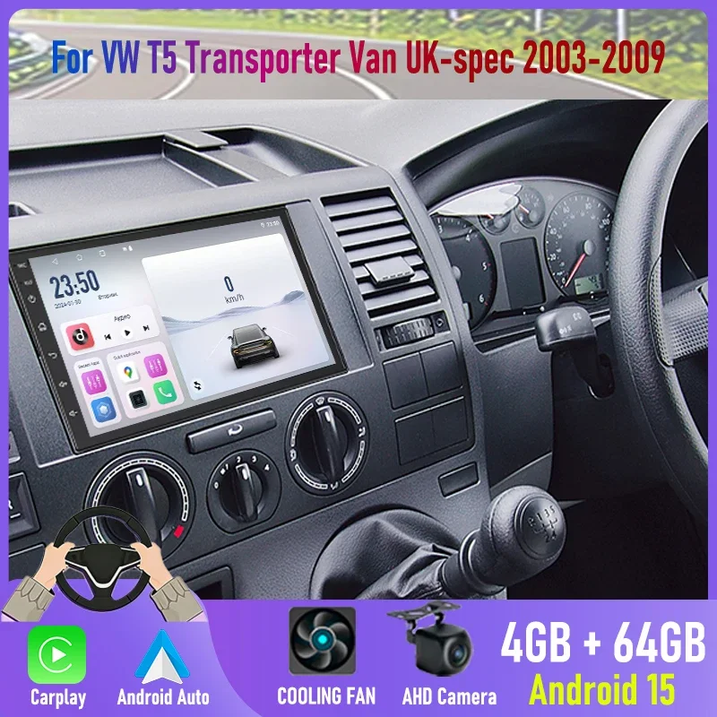 7" Android 15 Car Radio with HD Backup Camera,Autoradio Carplay For VW T5 Transporter Van UK-spec 2003-2009 GPS RDS Car Stereo
7" Android 15 Car Radio with HD Backup Camera,Autoradio Carplay For VW T5 Transporter Van UK-spec 2003-2009 GPS RDS Car Stereo