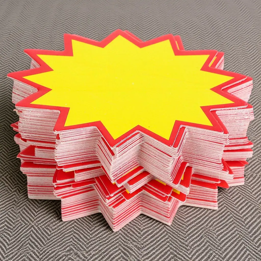 100Pcs Price Tags Retail Store Price Labels Paper Sale Signs for Supermarket Mall Pricing Retail Sale Signs Tags for Commerce
100Pcs Price Tags Retail Store Price Labels Paper Sale Signs for Supermarket Mall Pricing Retail Sale Signs Tags for Commerce