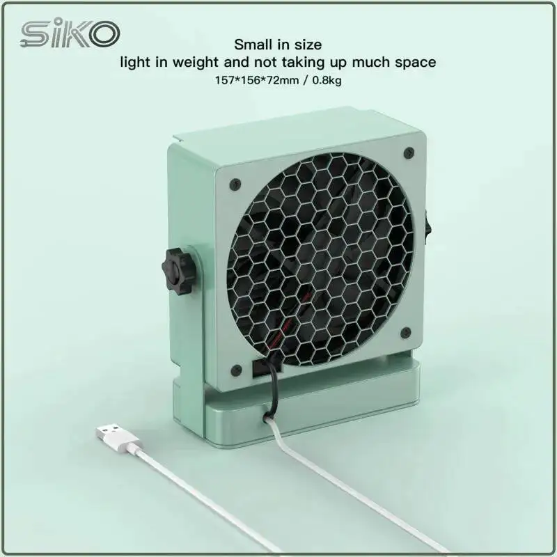Portable Desktop Fume Extractor SK-108 with LED Work Lamp USB Powered Soldering Smoke Absorber 95% Filtration Activated Carbon
Portable Desktop Fume Extractor SK-108 with LED Work Lamp USB Powered Soldering Smoke Absorber 95% Filtration Activated Carbon