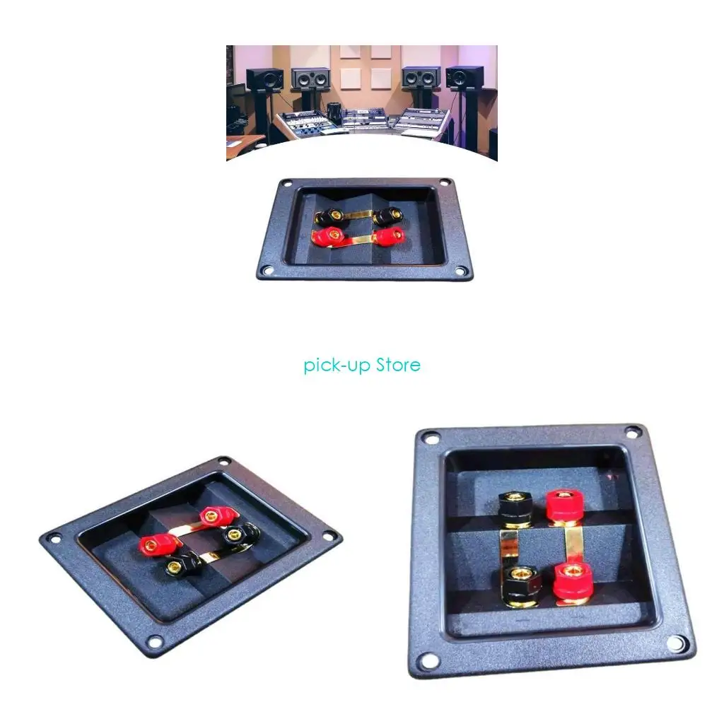 Q5WA 4 Way Speaker Box Home Car Stereoes Binding Post Rectangle Spring Cup Connectors
Q5WA 4 Way Speaker Box Home Car Stereoes Binding Post Rectangle Spring Cup Connectors