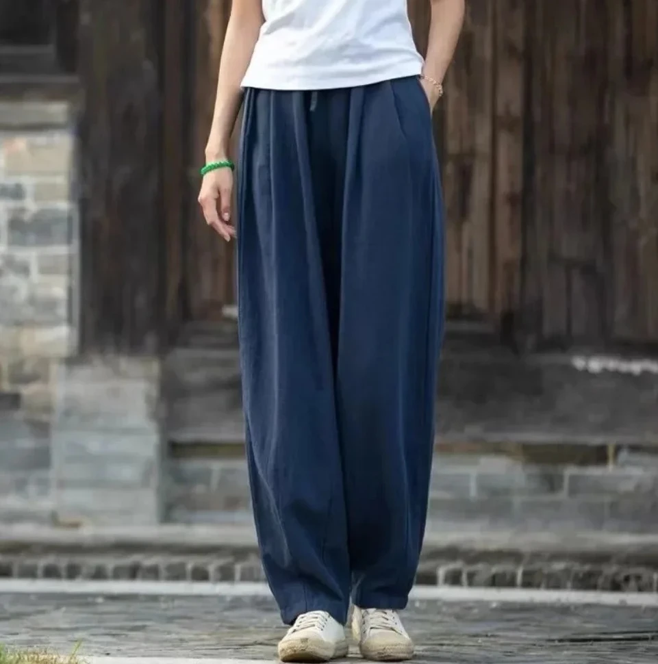 Женская одежда, тонкие хлопковые и льняные брюки Y2k, модная одежда, винтажная повседневная уличная одежда, свободные спортивные штаны в стиле Харадзюку
Женская одежда, тонкие хлопковые и льняные брюки Y2k, модная одежда, винтажная повседневная уличная одежда, свободные спортивные штаны в стиле Харадзюку