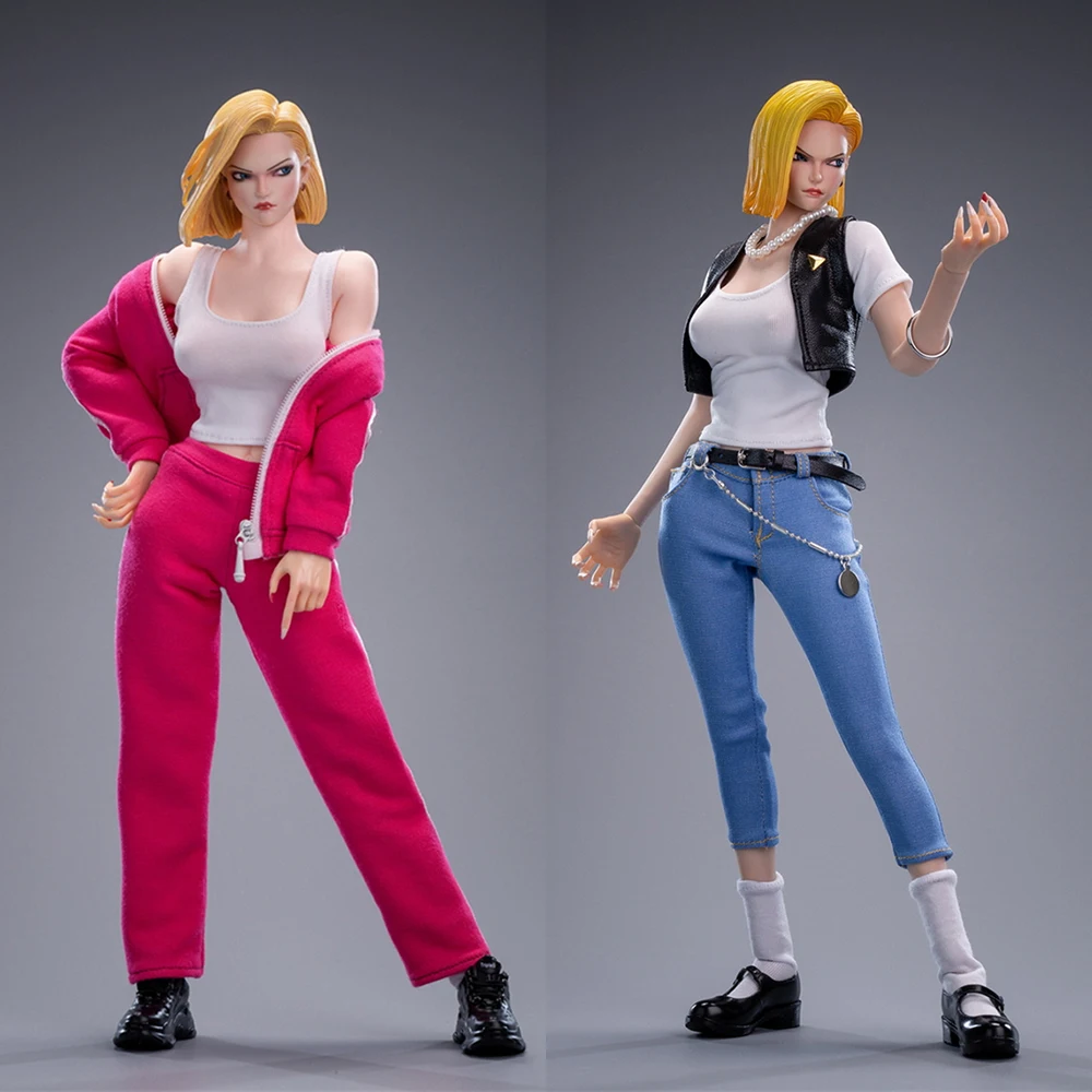 Cdtoys Cd027 1/6 аниме девушка Android 18 солдат узкие стрейч джинсы белый с коротким рукавом спортивный костюм подходит для 12 "экшн-фигурки
Cdtoys Cd027 1/6 аниме девушка Android 18 солдат узкие стрейч джинсы белый с коротким рукавом спортивный костюм подходит для 12 "экшн-фигурки